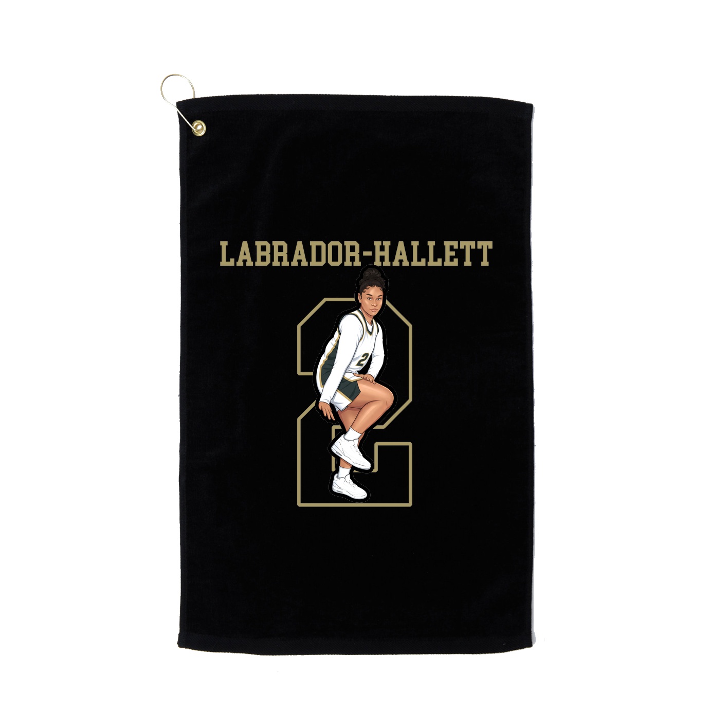 Golf Towel — Shirsey in Black