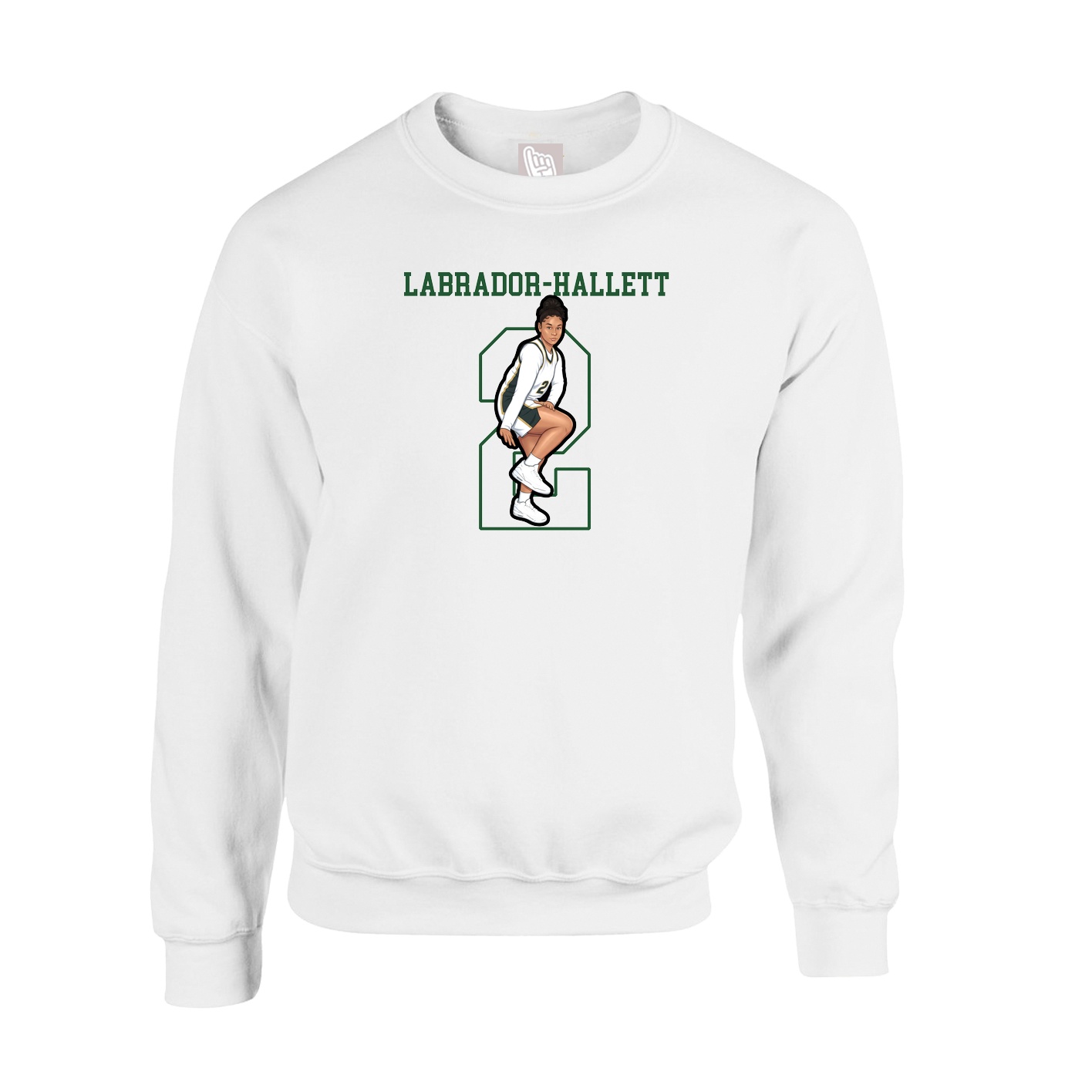 Fleece Crew — Shirsey in White