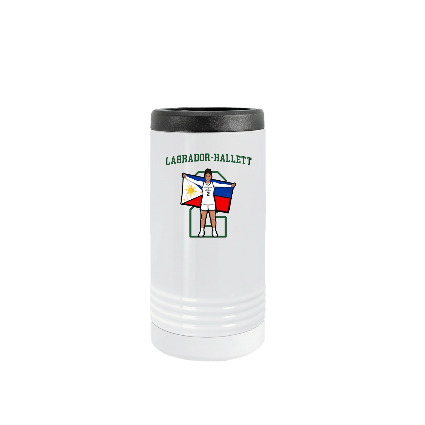 Slim Beverage Holder — Shirsey in White