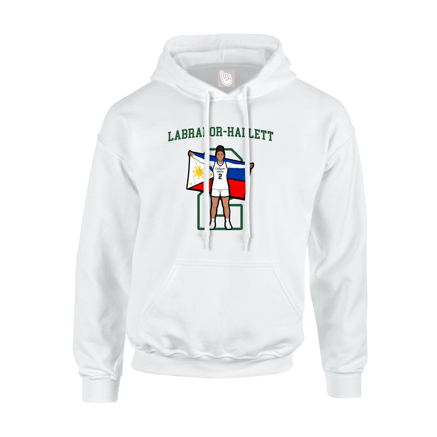 Youth Hoodie — Shirsey in White