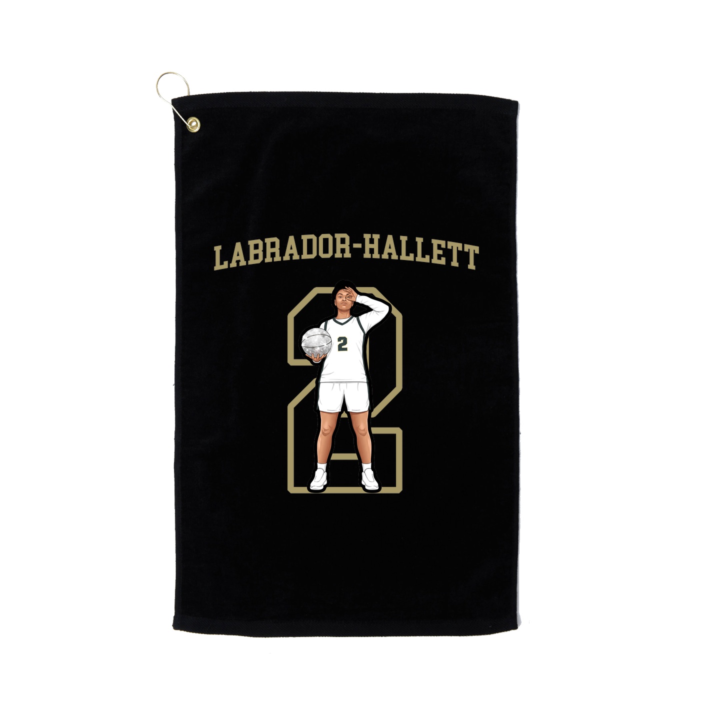 Golf Towel — Shirsey in Black