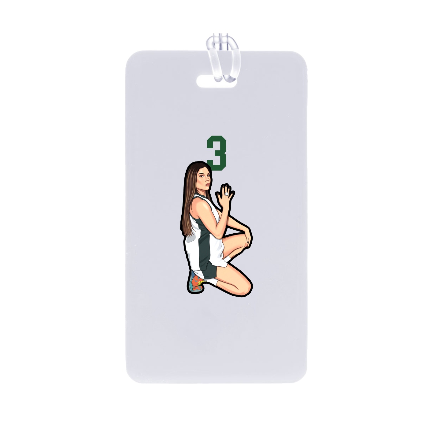 Bag Tag — Number Top in Classic