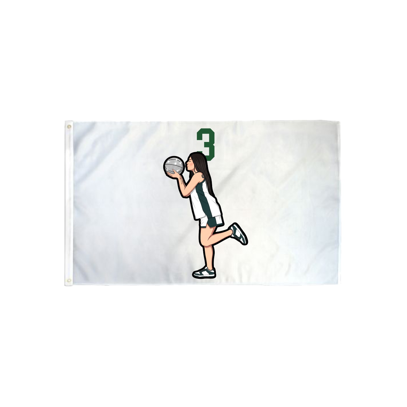 3x5 Flag — Number Top in Classic