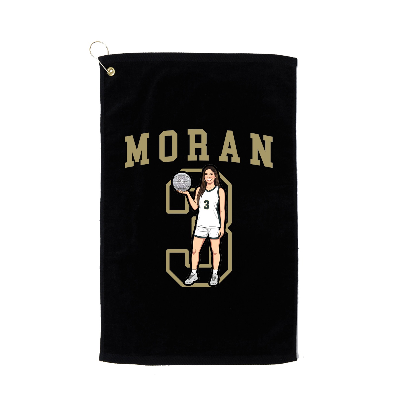 Golf Towel — Shirsey in Black