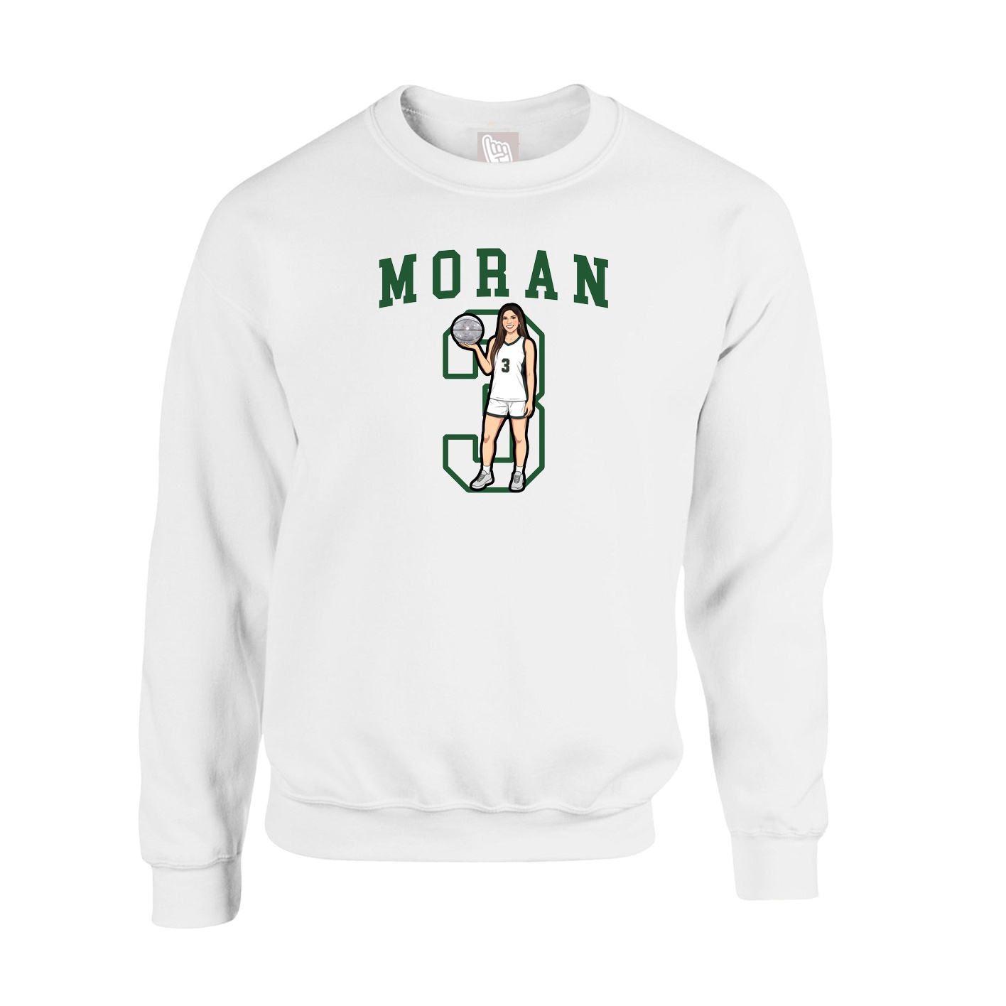 Fleece Crew — Shirsey in White