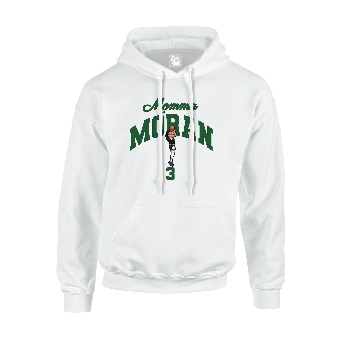 Youth Hoodie — Mothers Day Arch in White