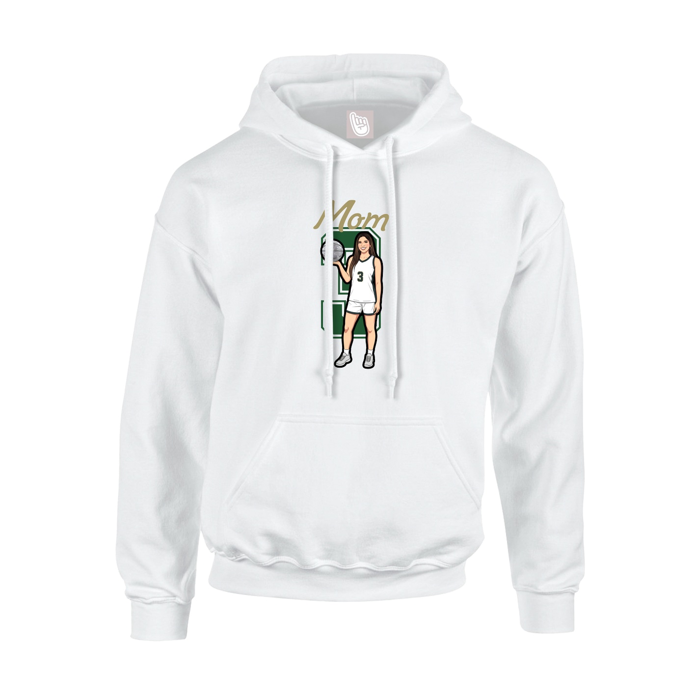 Youth Hoodie — Mothers Day Shirsey in White