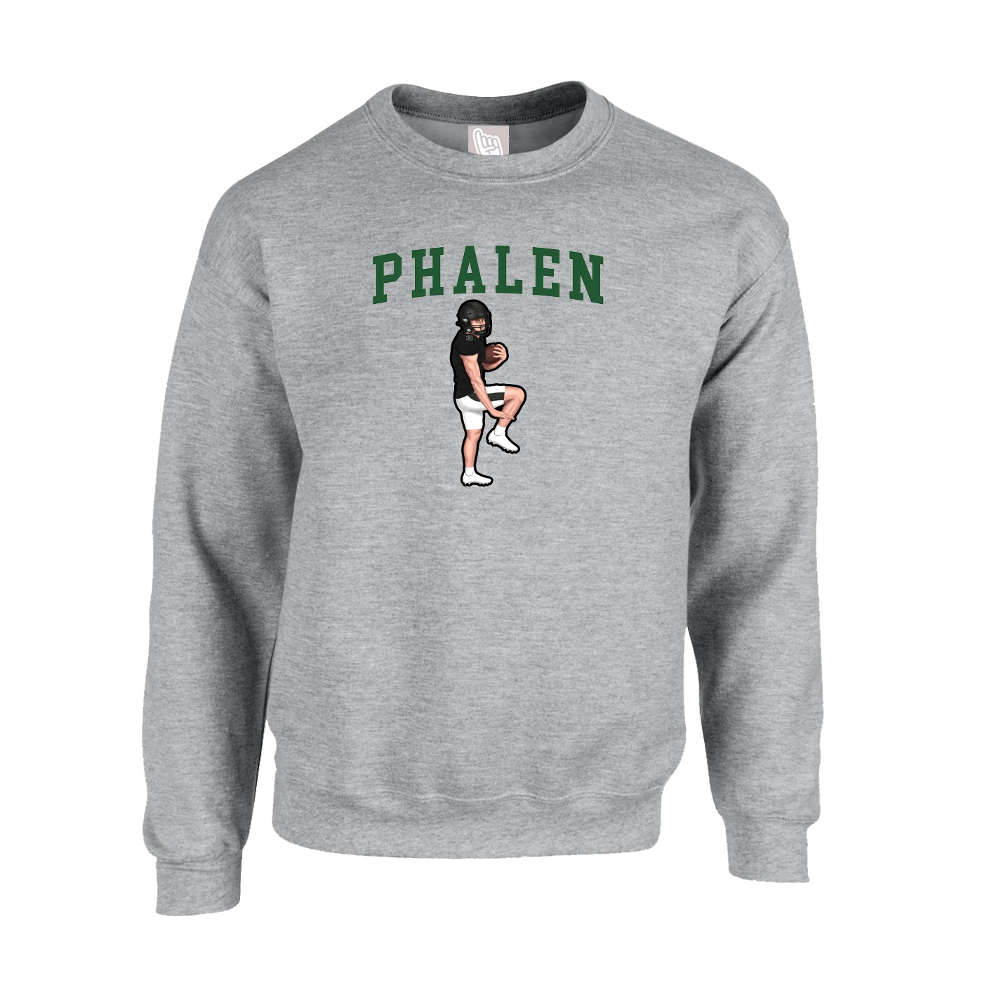 Fleece Crew — Shirsey in Grey