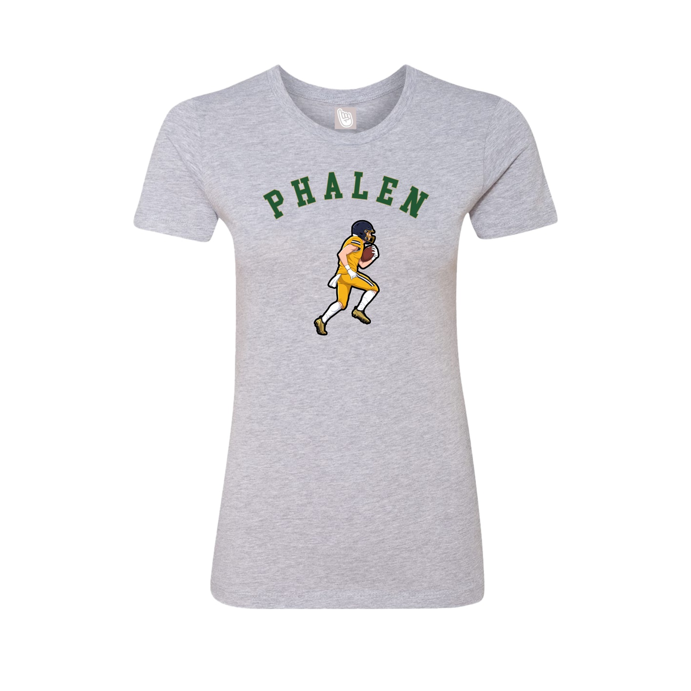 Fitted Women's Tee — Shirsey Arch in Grey
