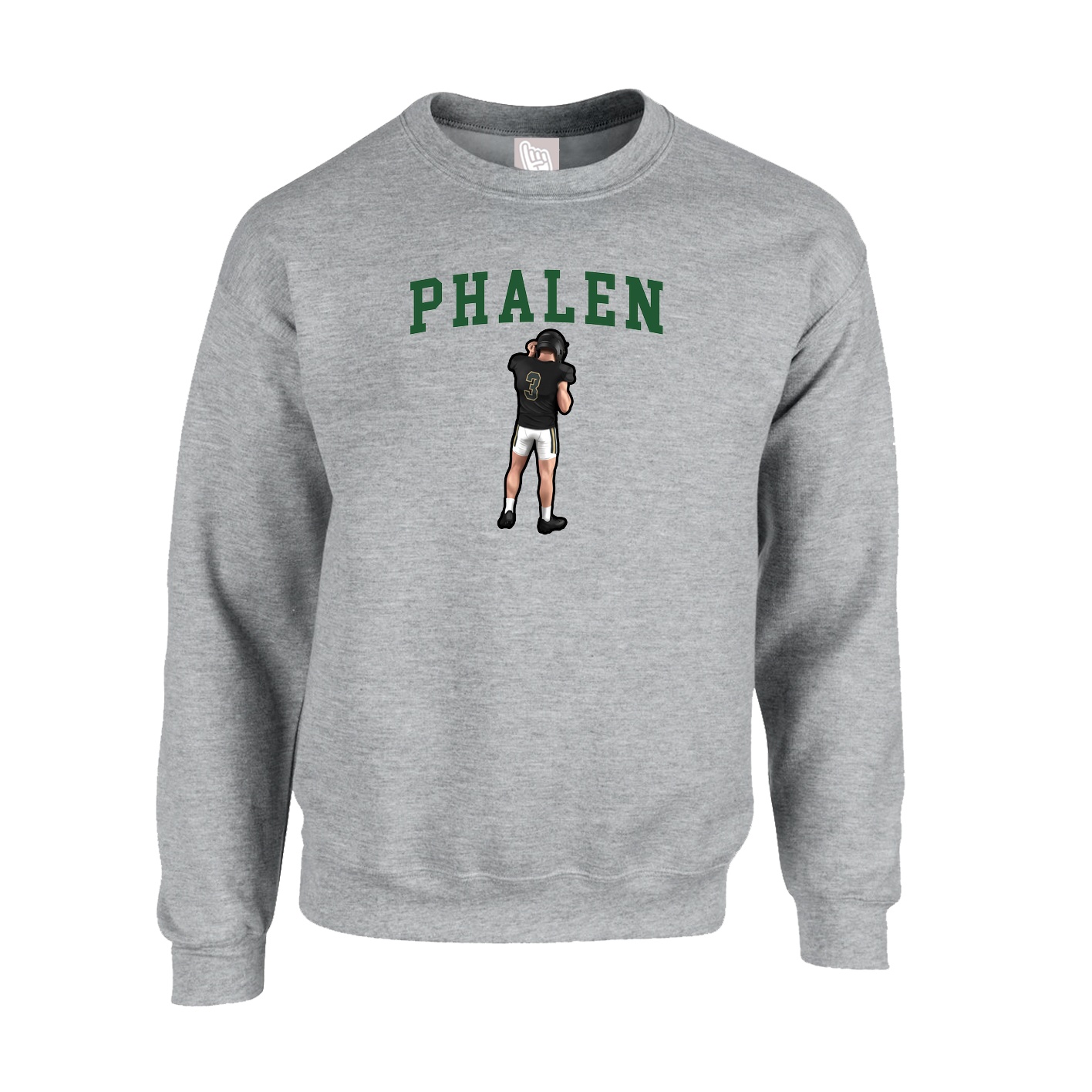 Fleece Crew — Shirsey in Grey