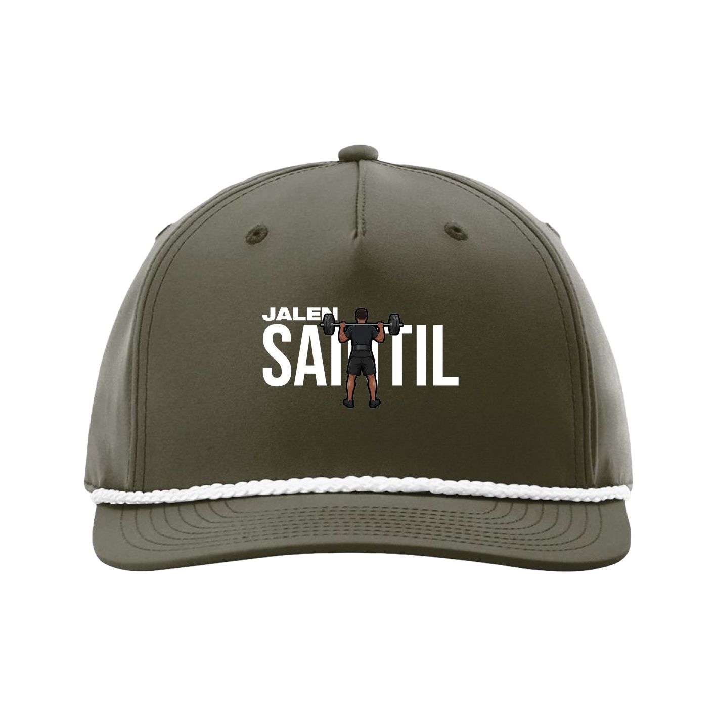 Five-Panel Classic Rope Cap — Player Name in Green