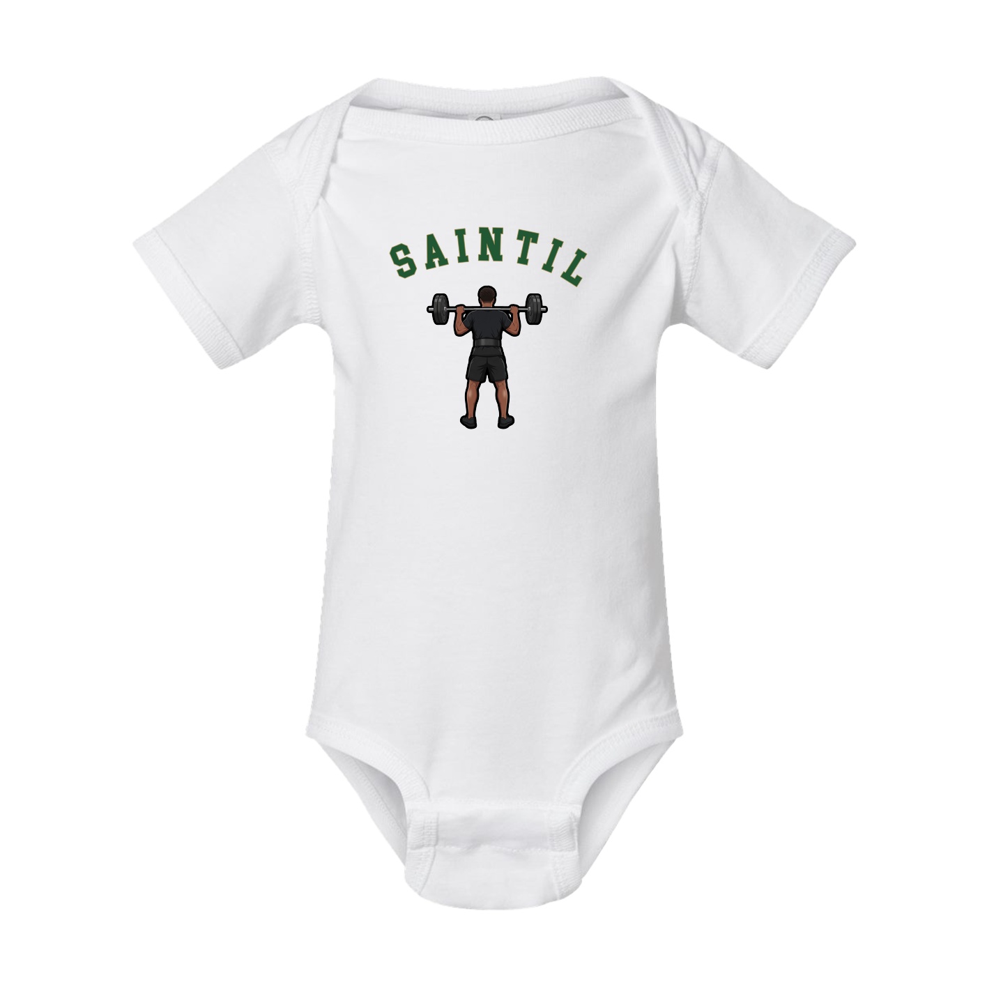 Baby Onesie — Shirsey Arch in White