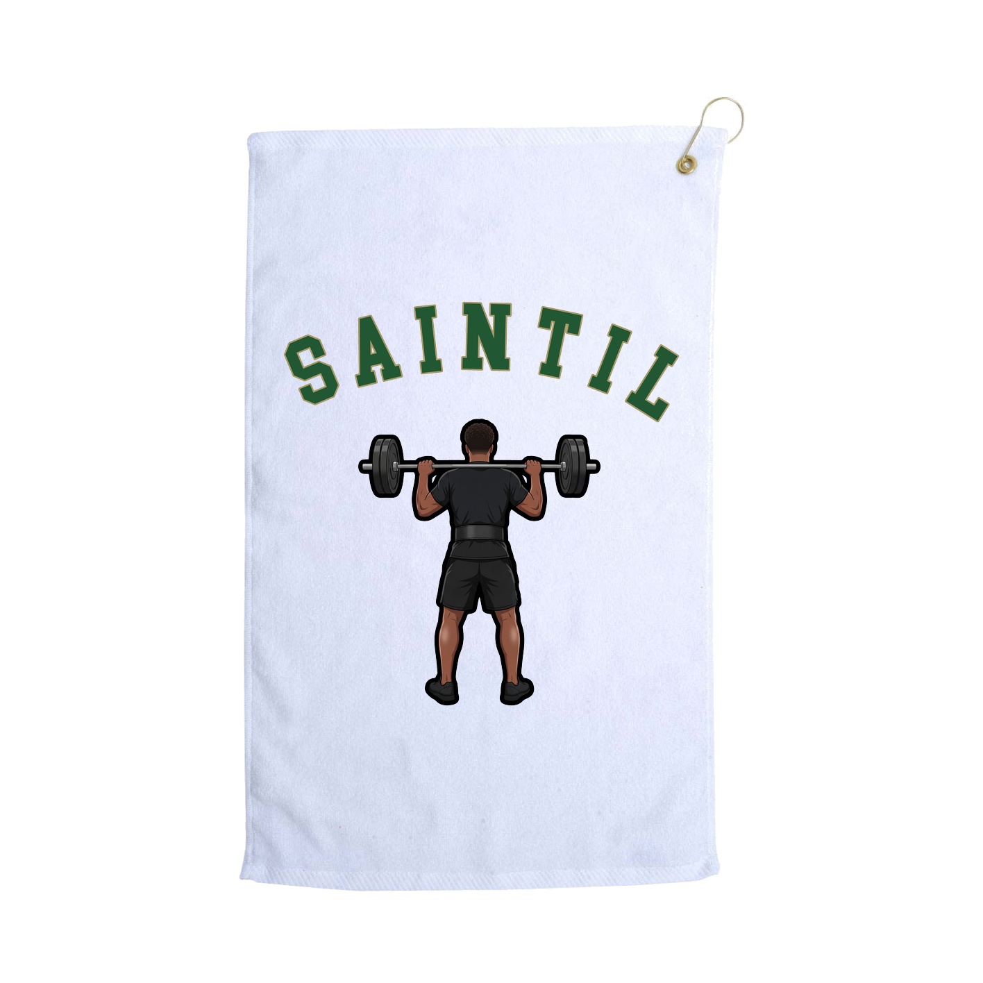 Golf Towel — Shirsey Arch in White