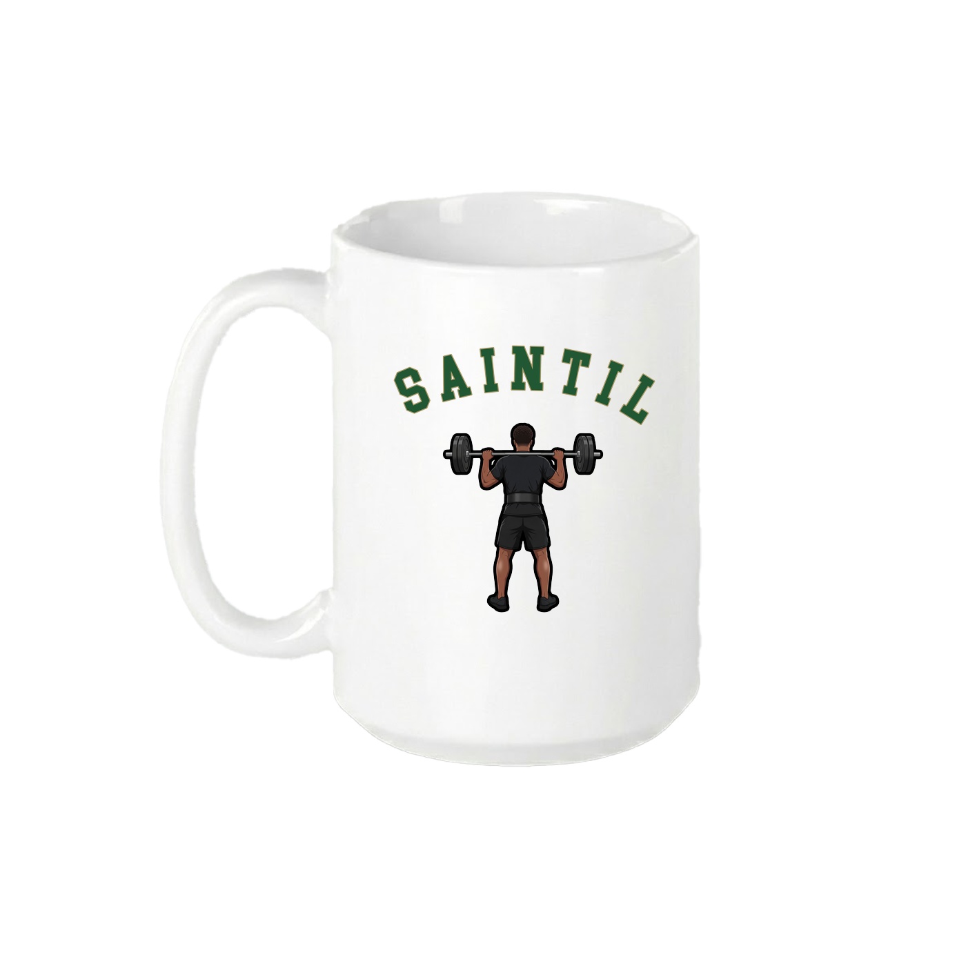 15oz Coffee Mug — Shirsey Arch in White