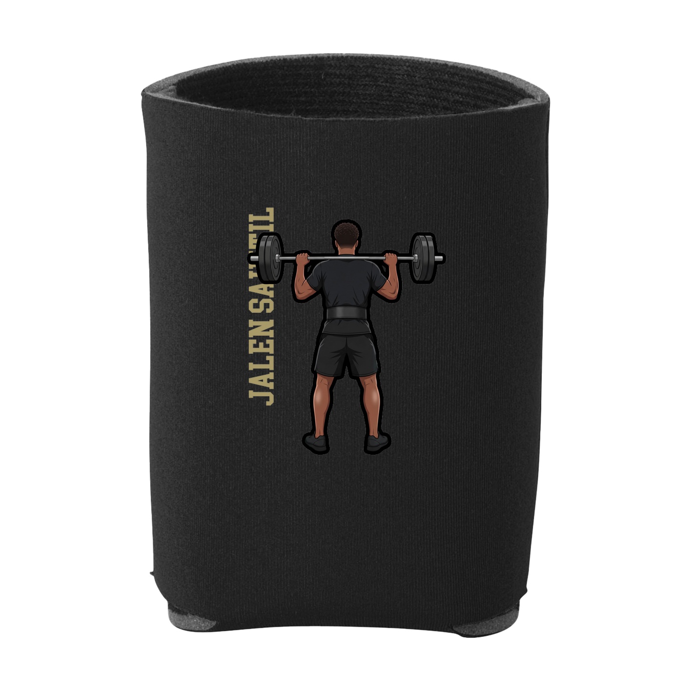 Can Holder — Name Vertical in Black