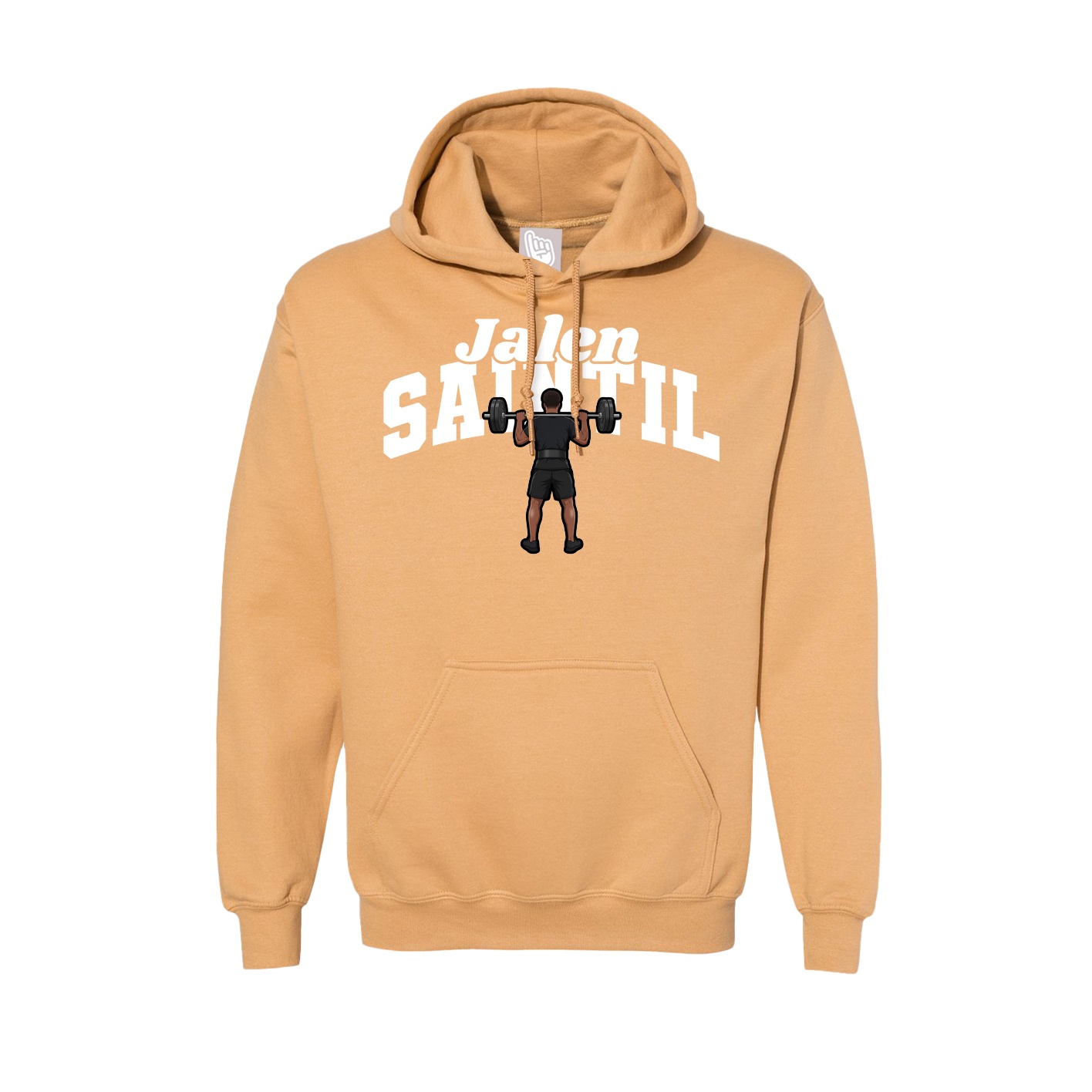 Hoodie — Signature Arch in Vegas Gold