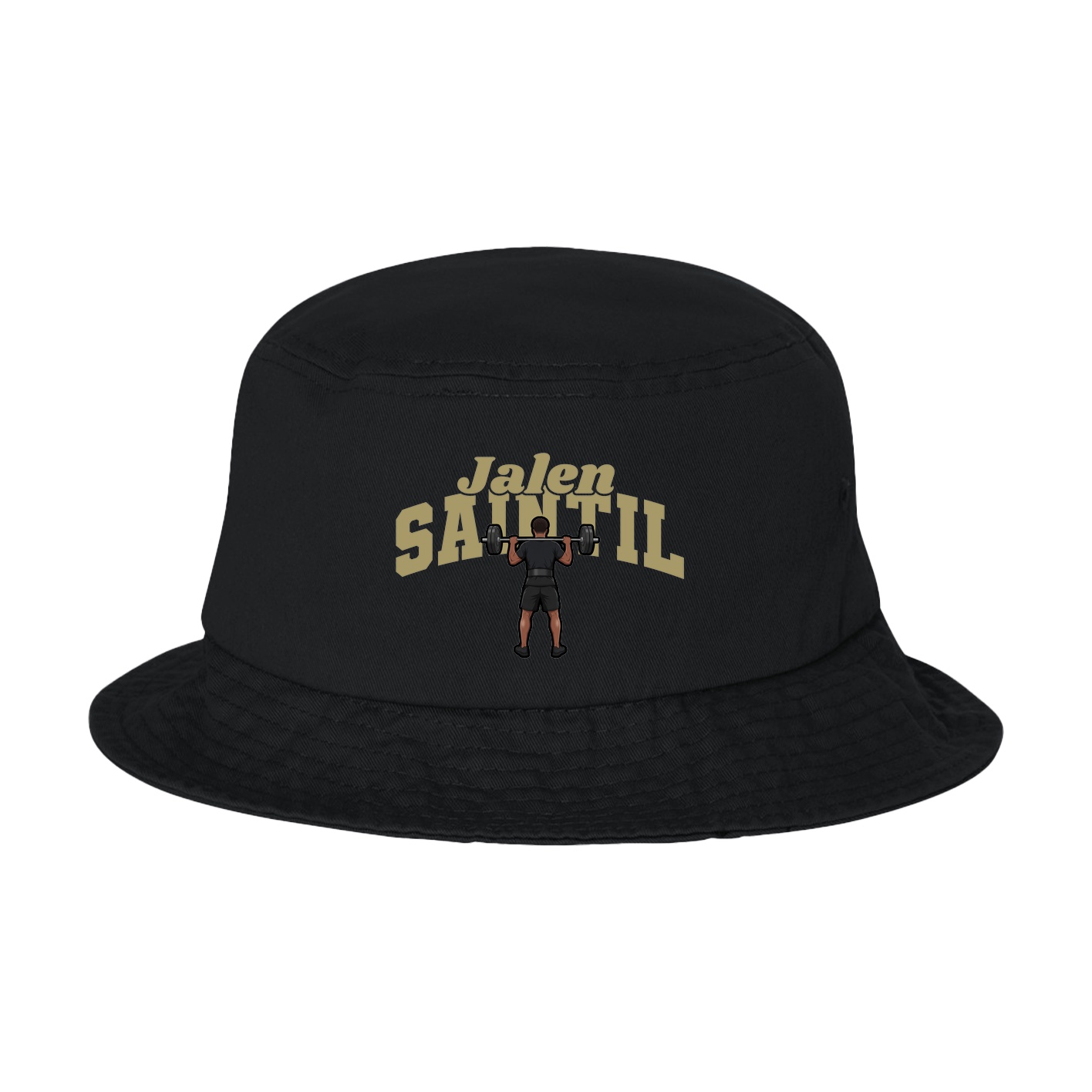 Bucket Cap — Signature Arch in Black