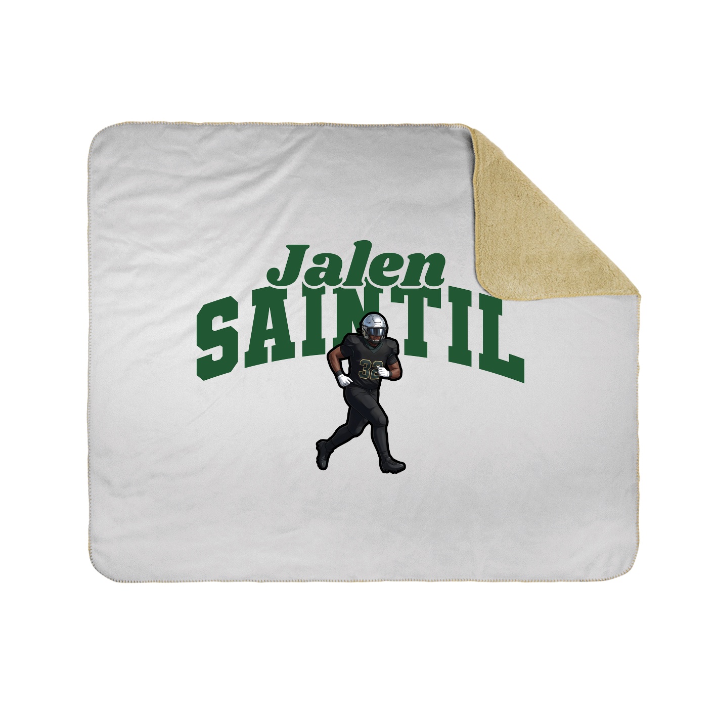 Throw Blanket — Signature Arch in White