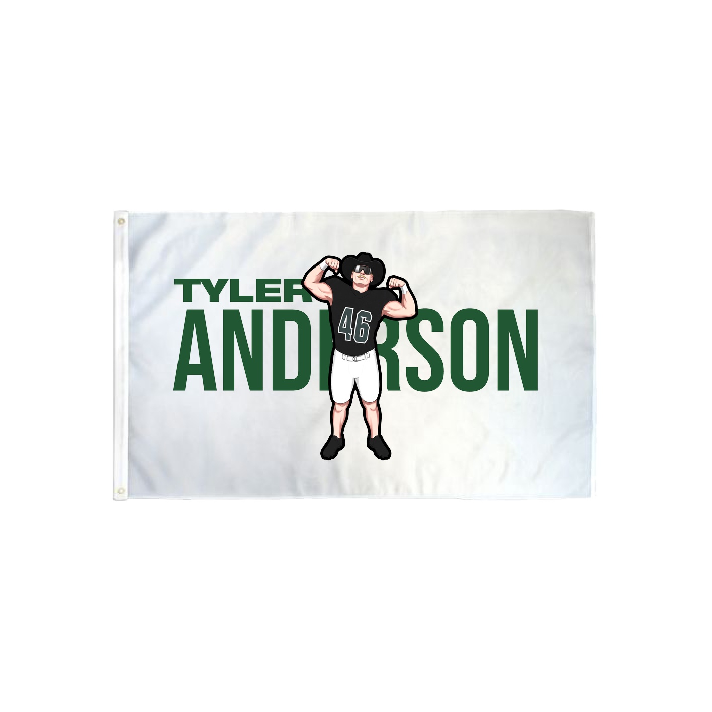 3x5 Flag — Player Name in Classic