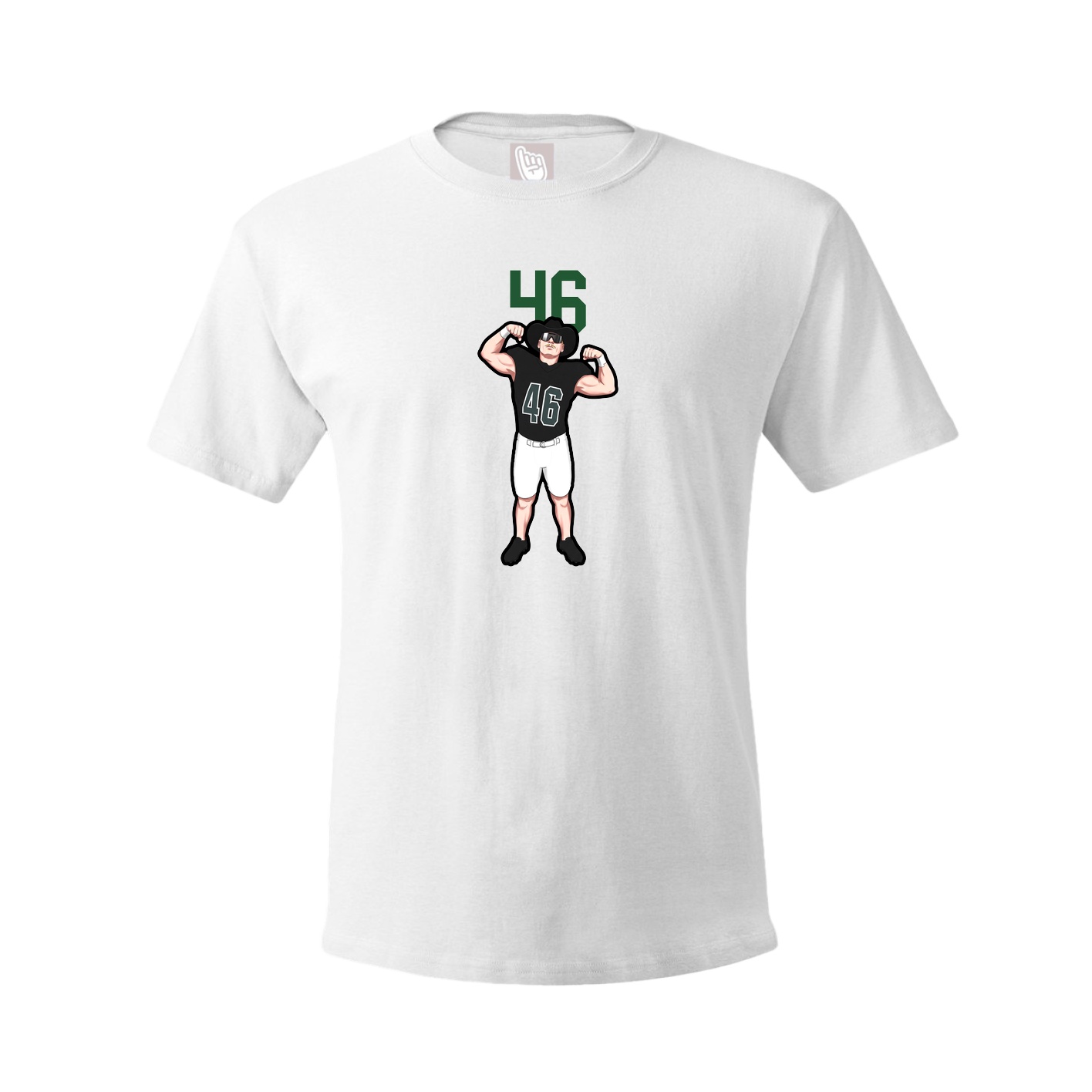 Tee — Number Top in White
