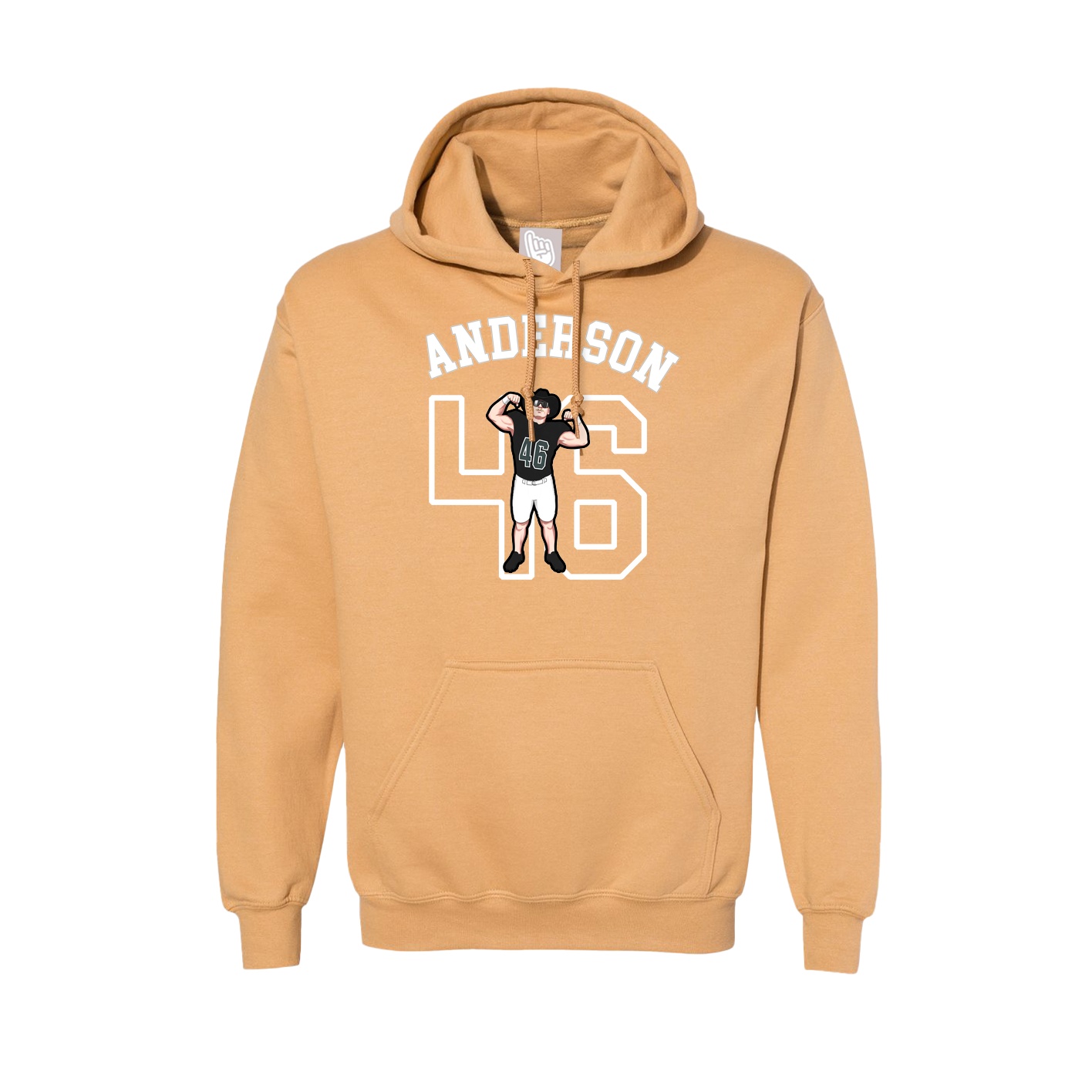 Hoodie — Shirsey Arch in Vegas Gold