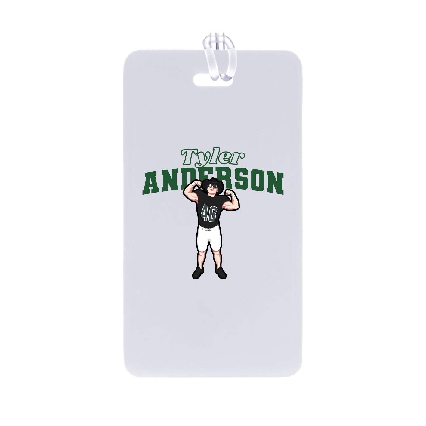Bag Tag — Name Arch in Classic
