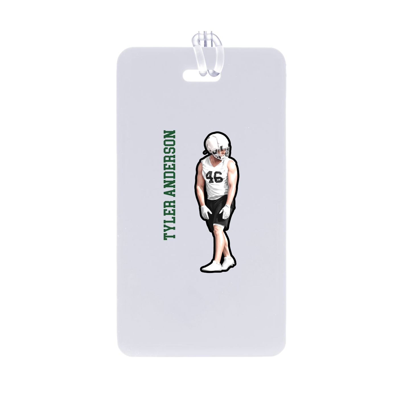 Bag Tag — Name Vertical in Classic