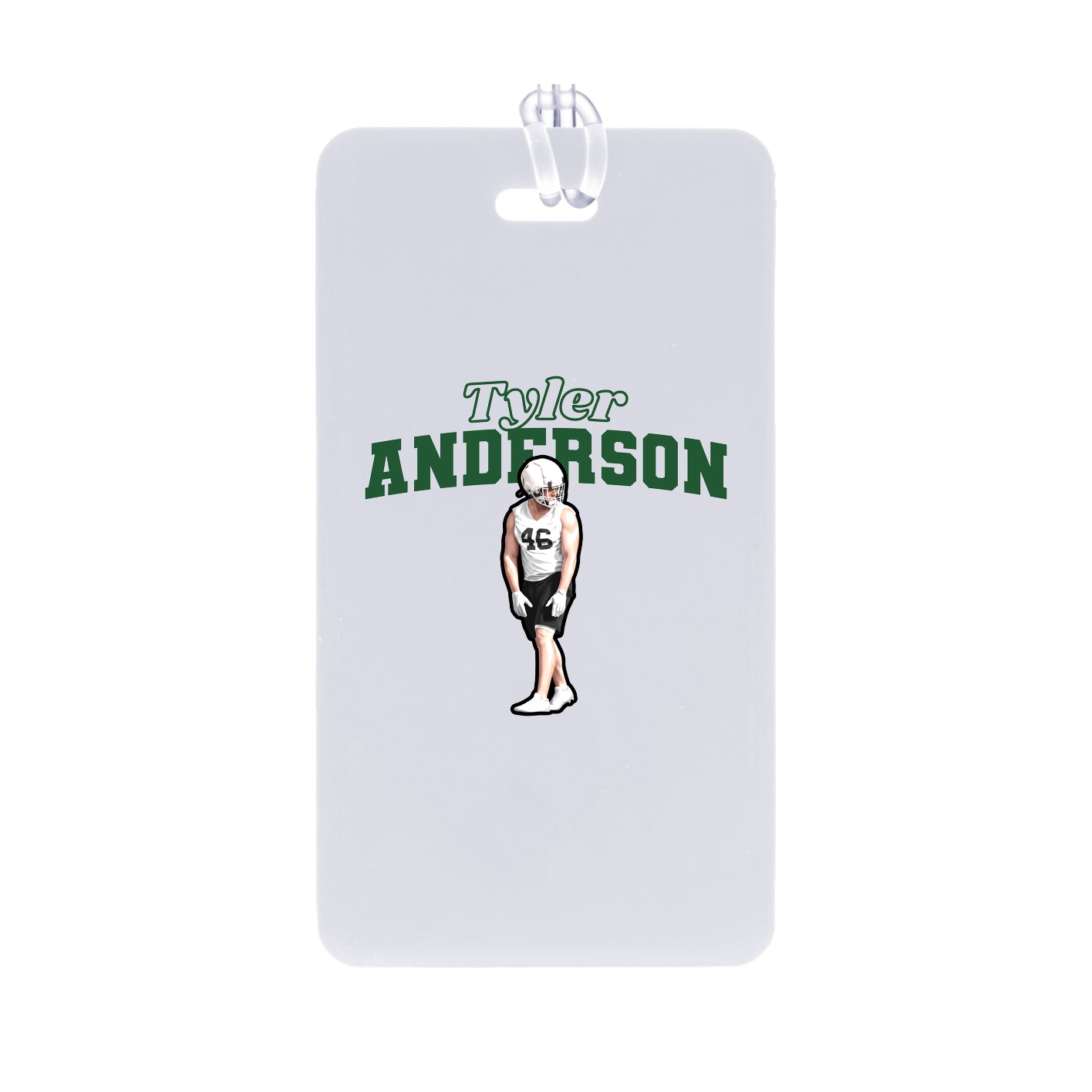 Bag Tag — Name Arch in Classic