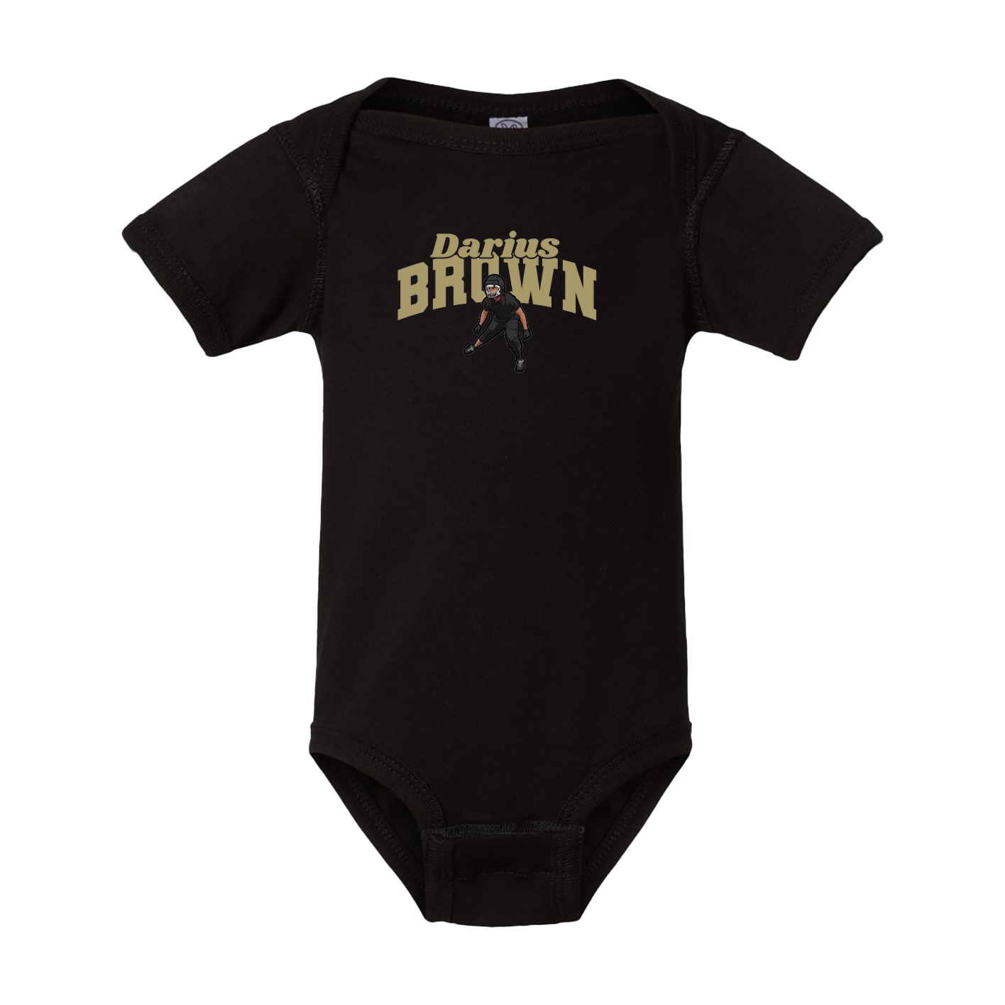 Baby Onesie — Signature Arch in Black