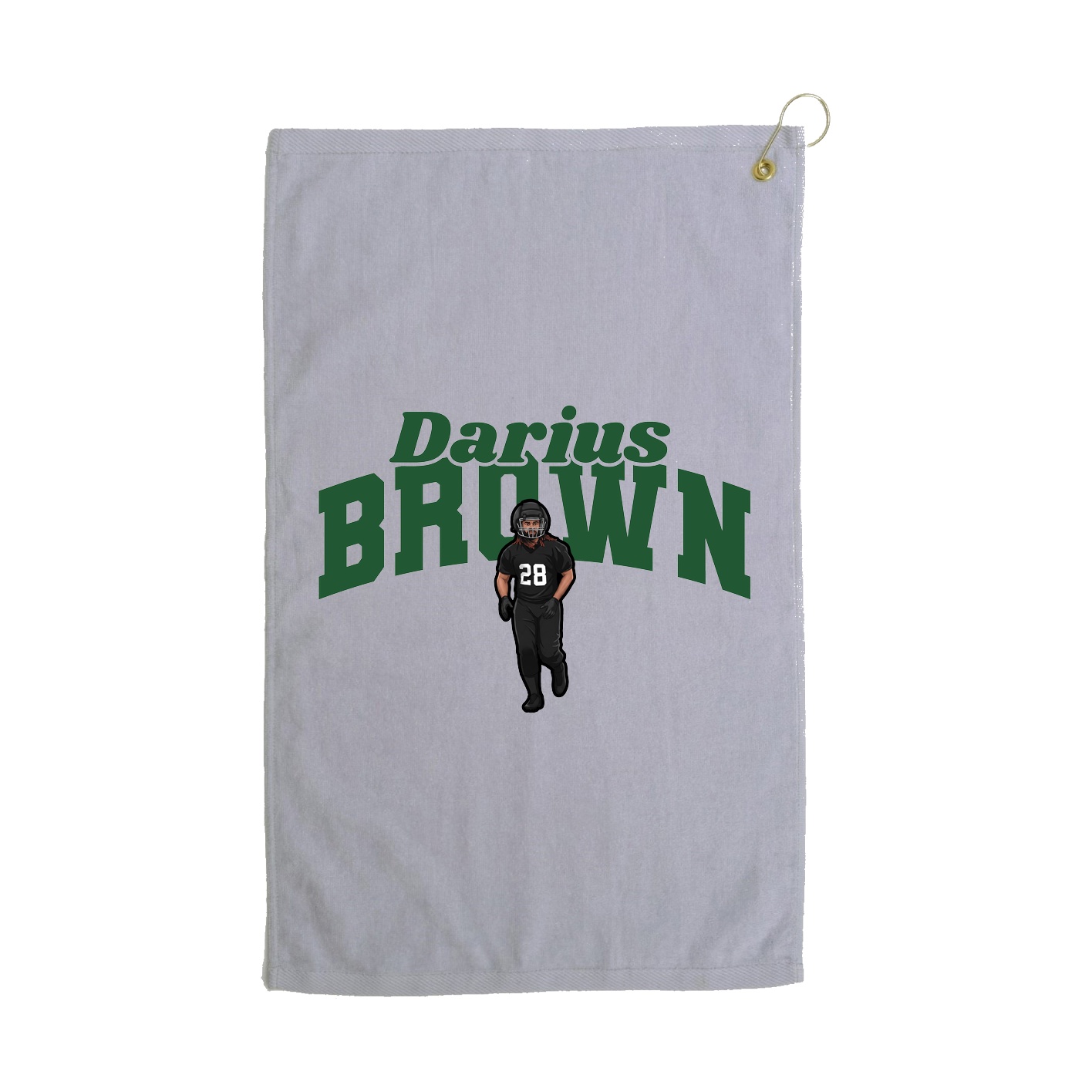 Golf Towel — Signature Arch in Grey