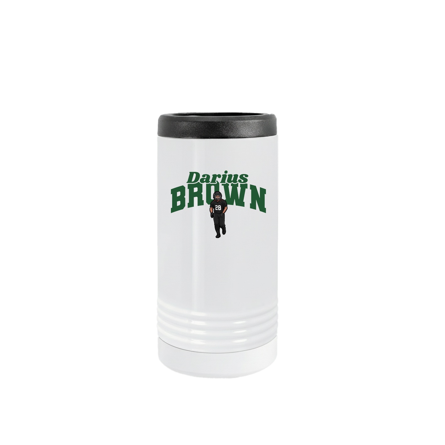 Slim Beverage Holder — Signature Arch in White