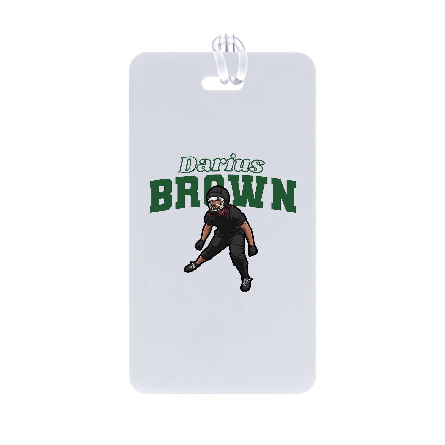 Bag Tag — Name Arch in Classic