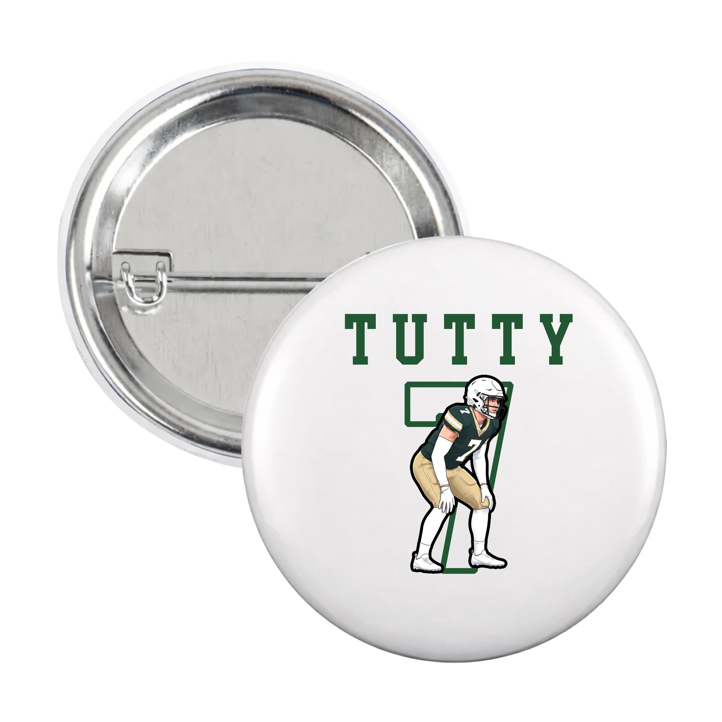 Game Day Button — Shirsey in White