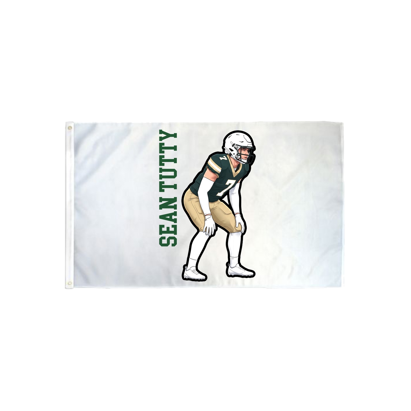 3x5 Flag — Name Vertical in Classic
