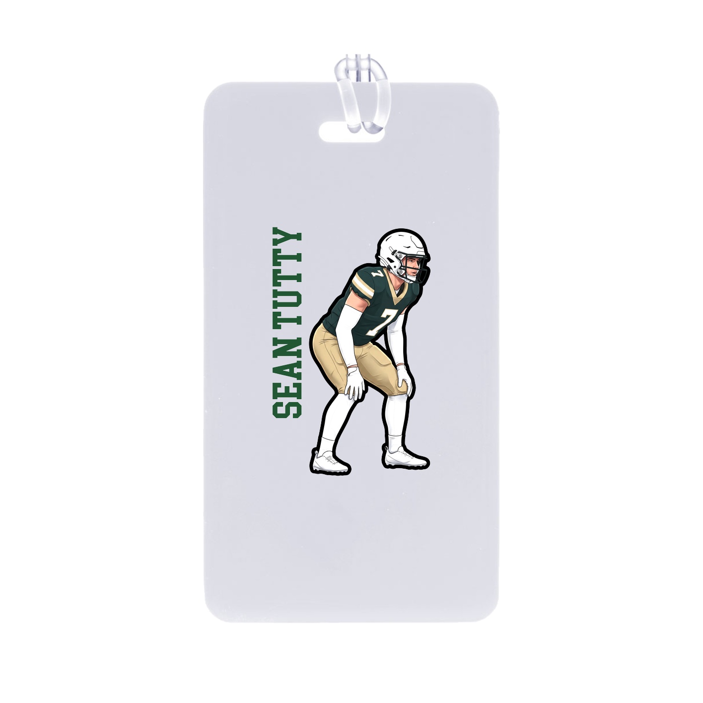 Bag Tag — Name Vertical in Classic
