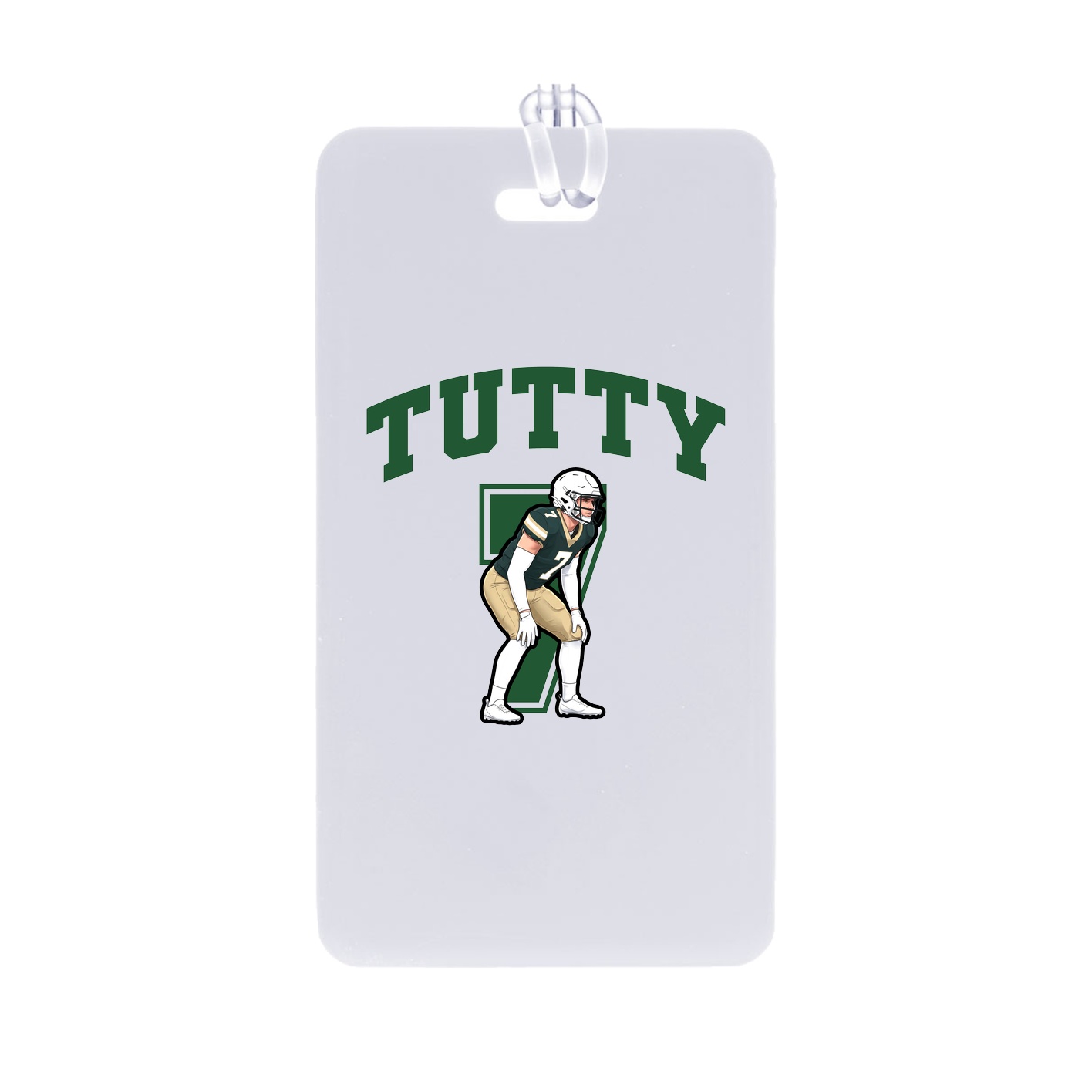 Bag Tag — Number in Classic