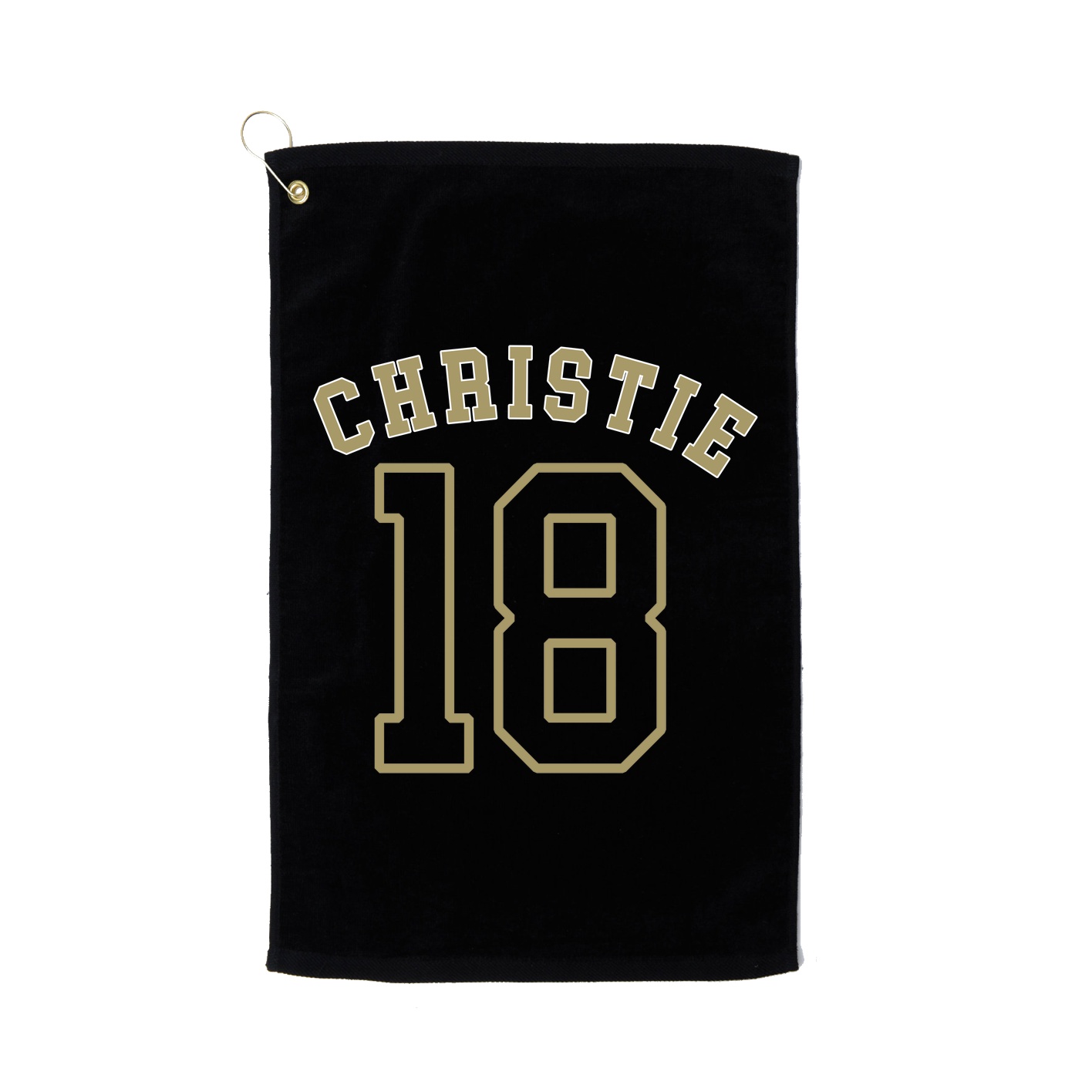 Golf Towel — Shirsey Arch in Black
