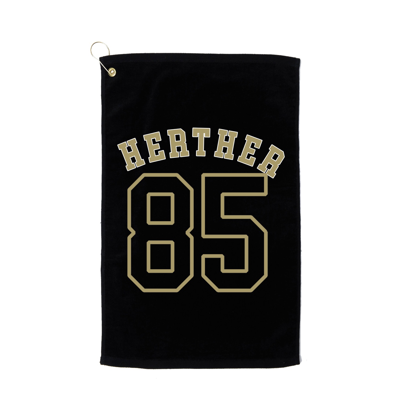 Golf Towel — Shirsey Arch in Black