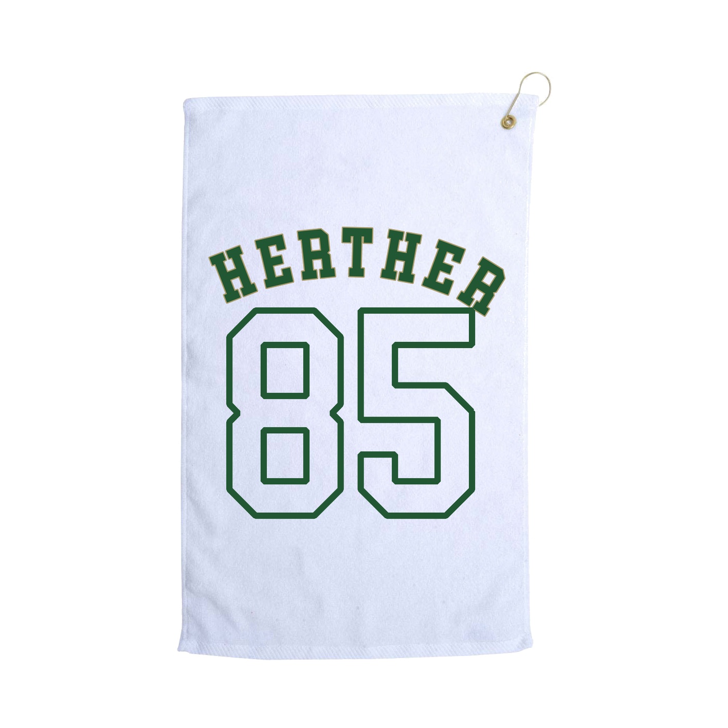 Golf Towel — Shirsey Arch in White
