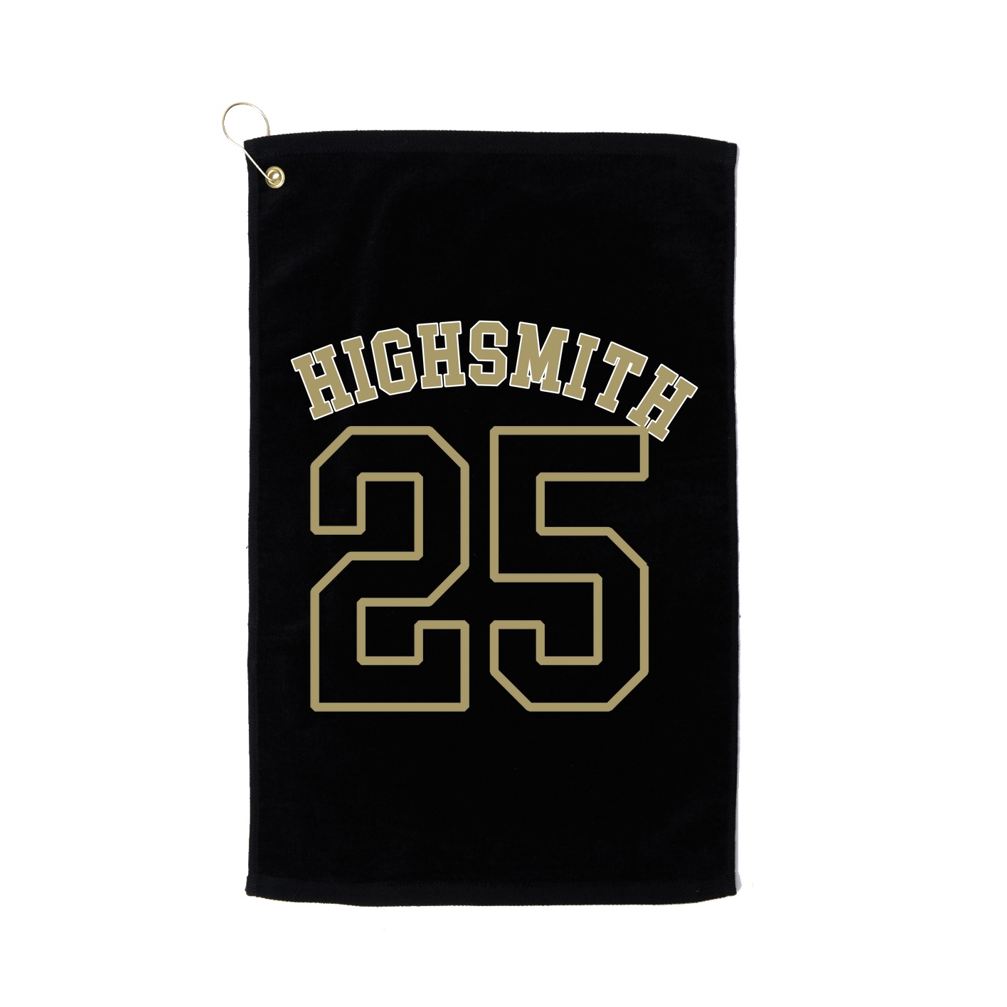 Golf Towel — Shirsey Arch in Black