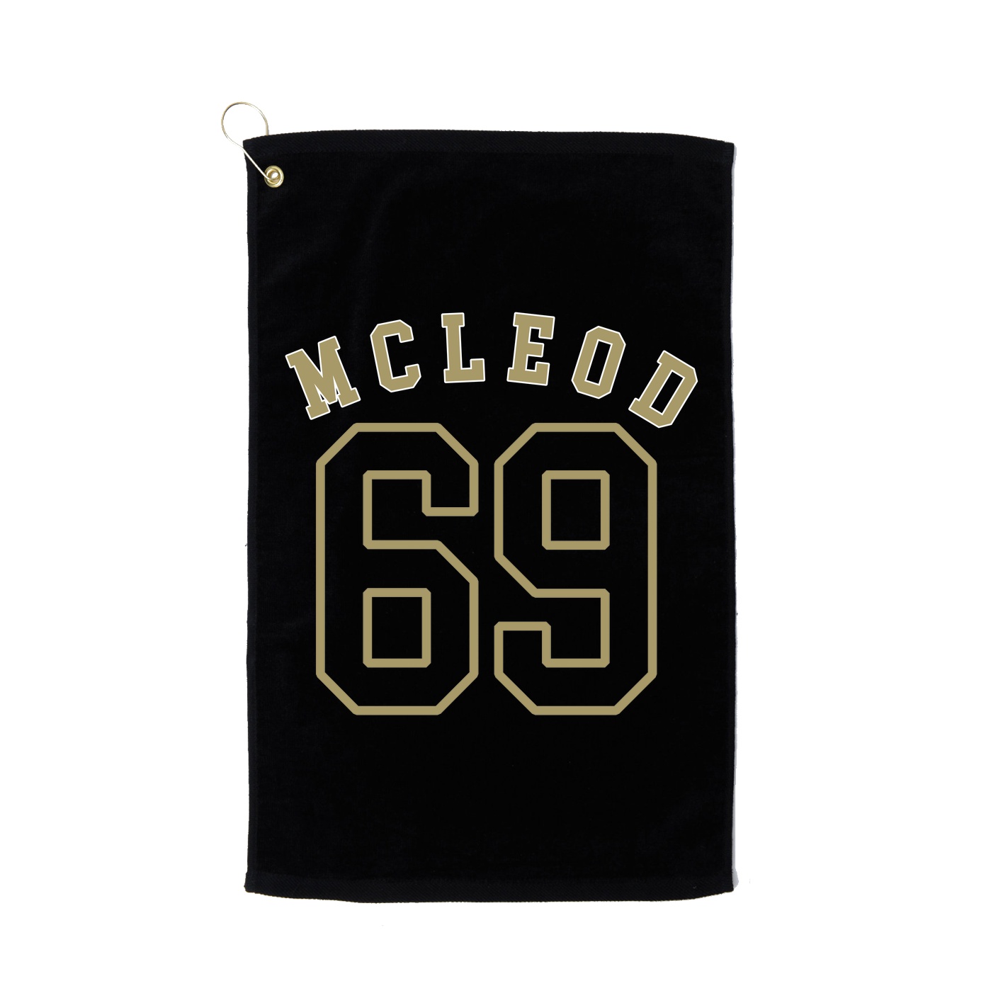 Golf Towel — Shirsey Arch in Black
