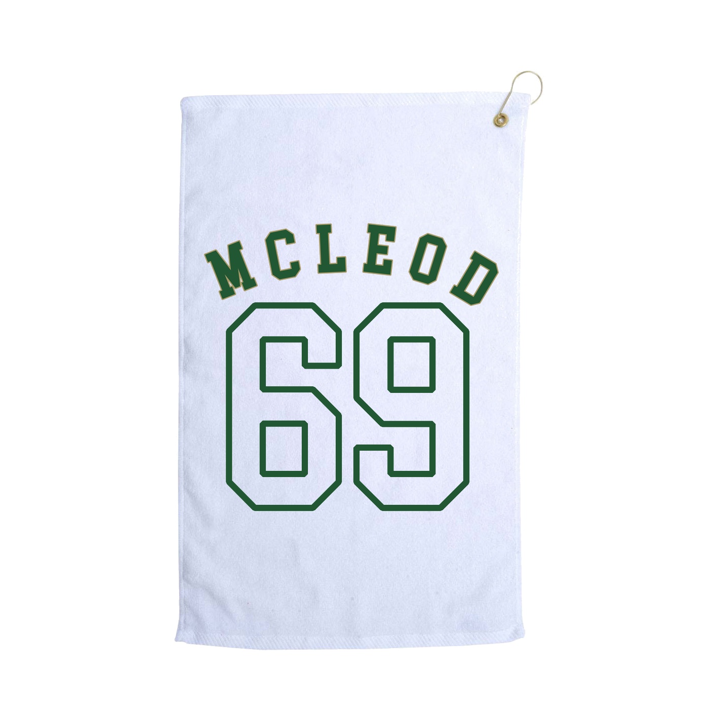 Golf Towel — Shirsey Arch in White