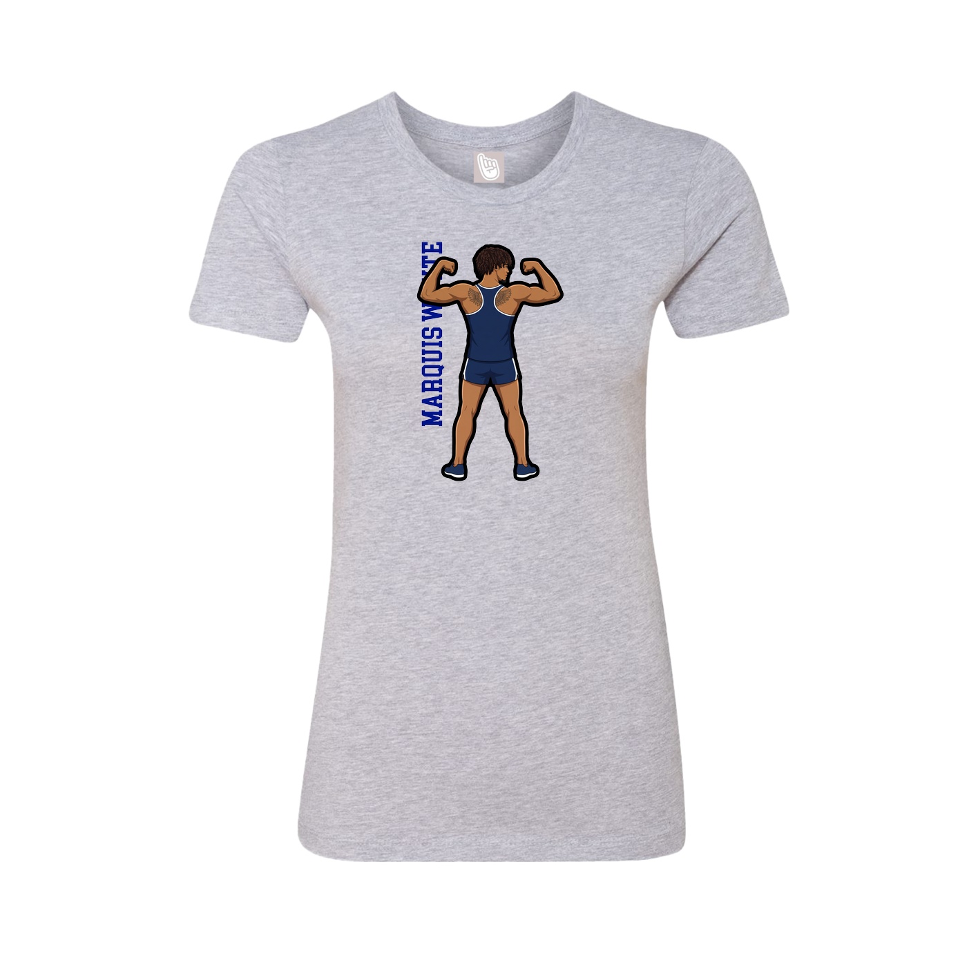 Fitted Women's Tee — Classic in Grey
