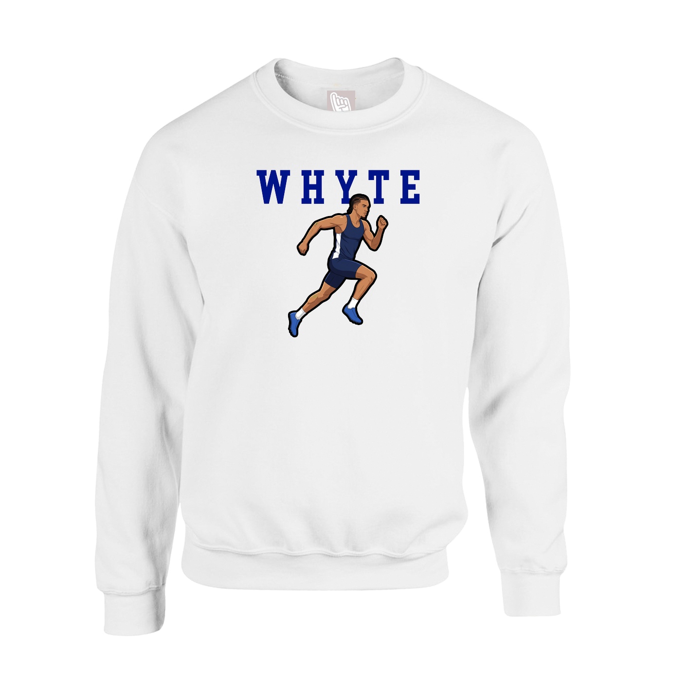 Fleece Crew — Classic in White