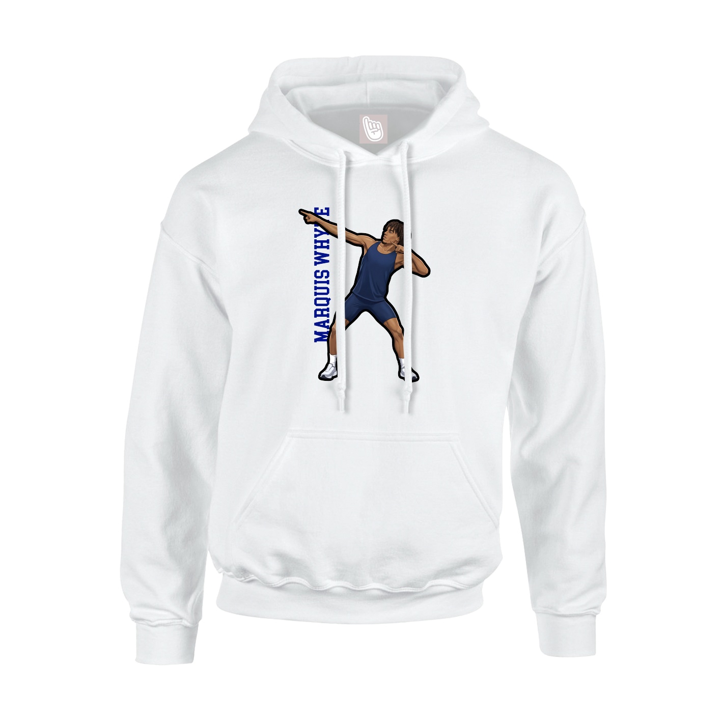 Youth Hoodie — Classic in White