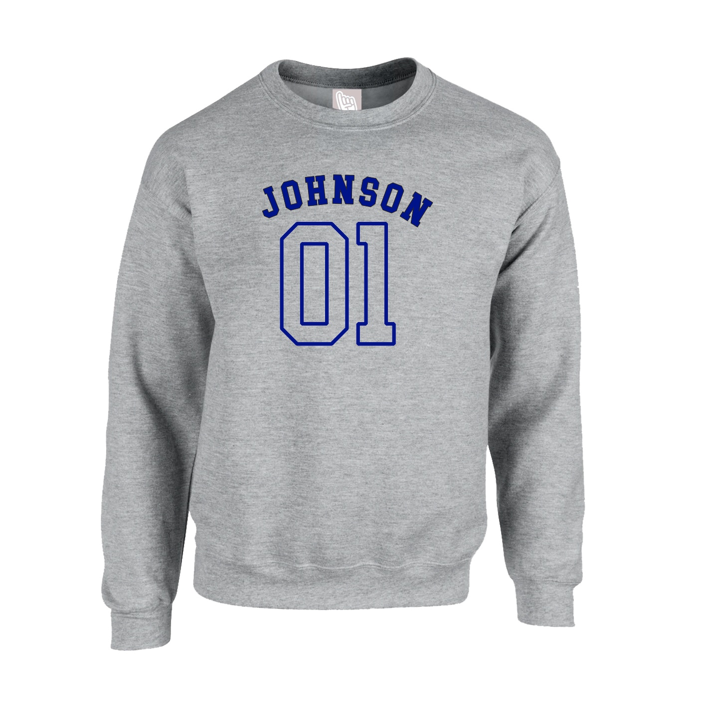 Fleece Crew — Shirsey Arch in Grey