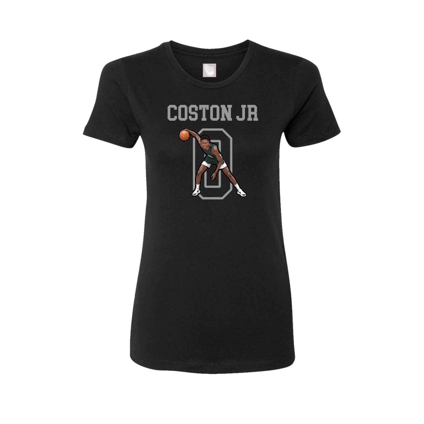 Fitted Women's Tee — Shirsey in Black