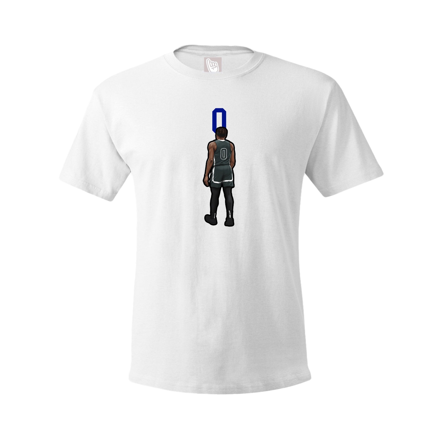 Tee — Number Top in White
