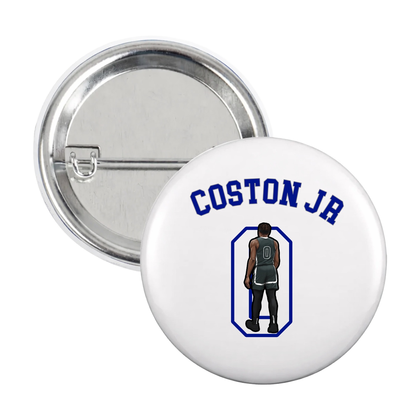 Game Day Button — Shirsey Arch in White