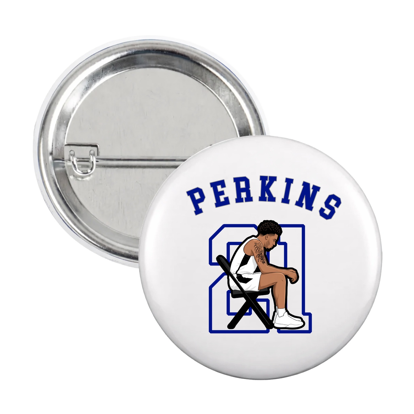 Game Day Button — Shirsey Arch in White